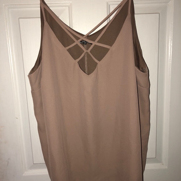 Charlotte Russe Tops - Chiffon Criss Cross Blouse